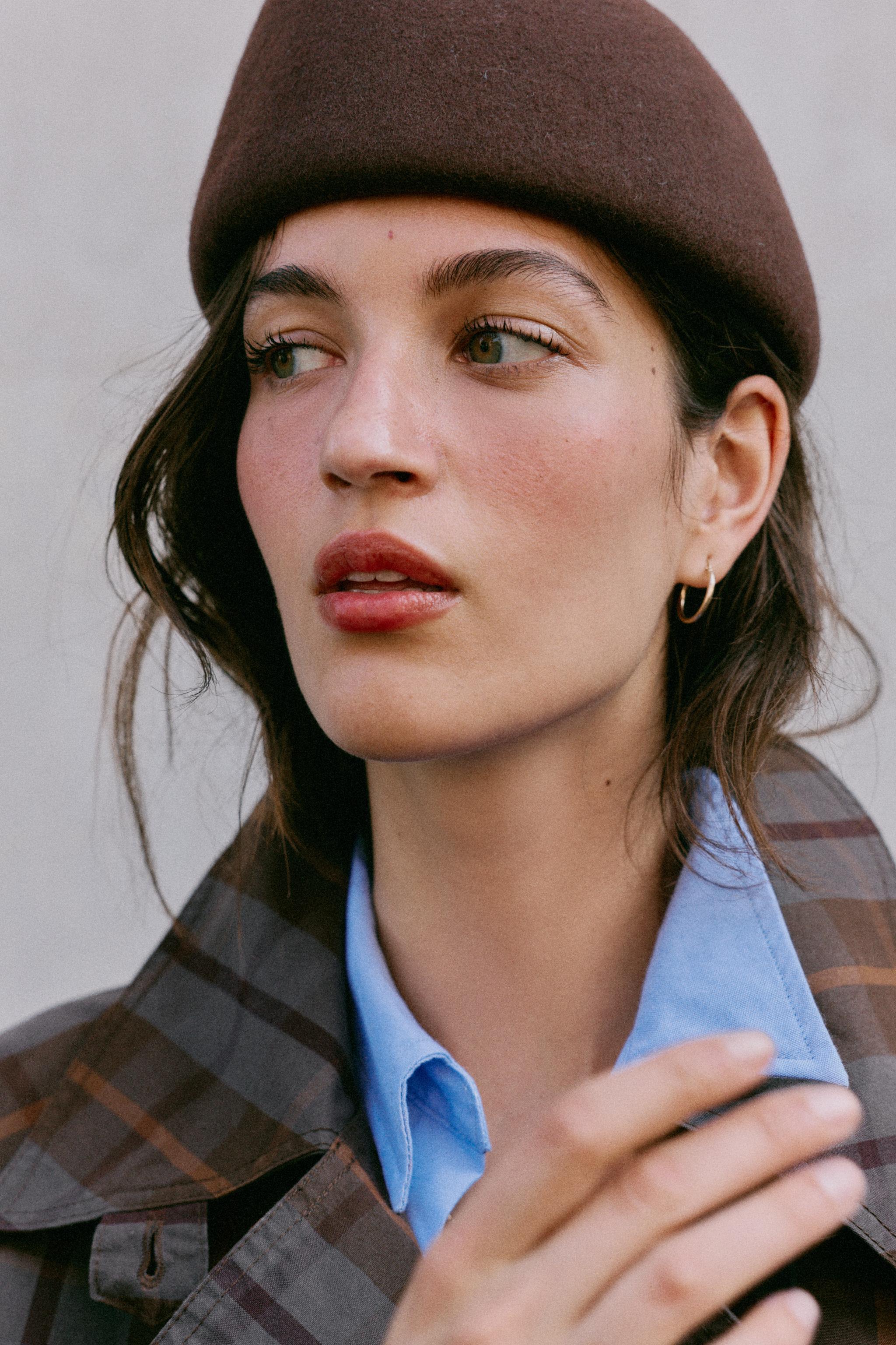 100% WOOL PLAIN PILLBOX HAT — ZARA