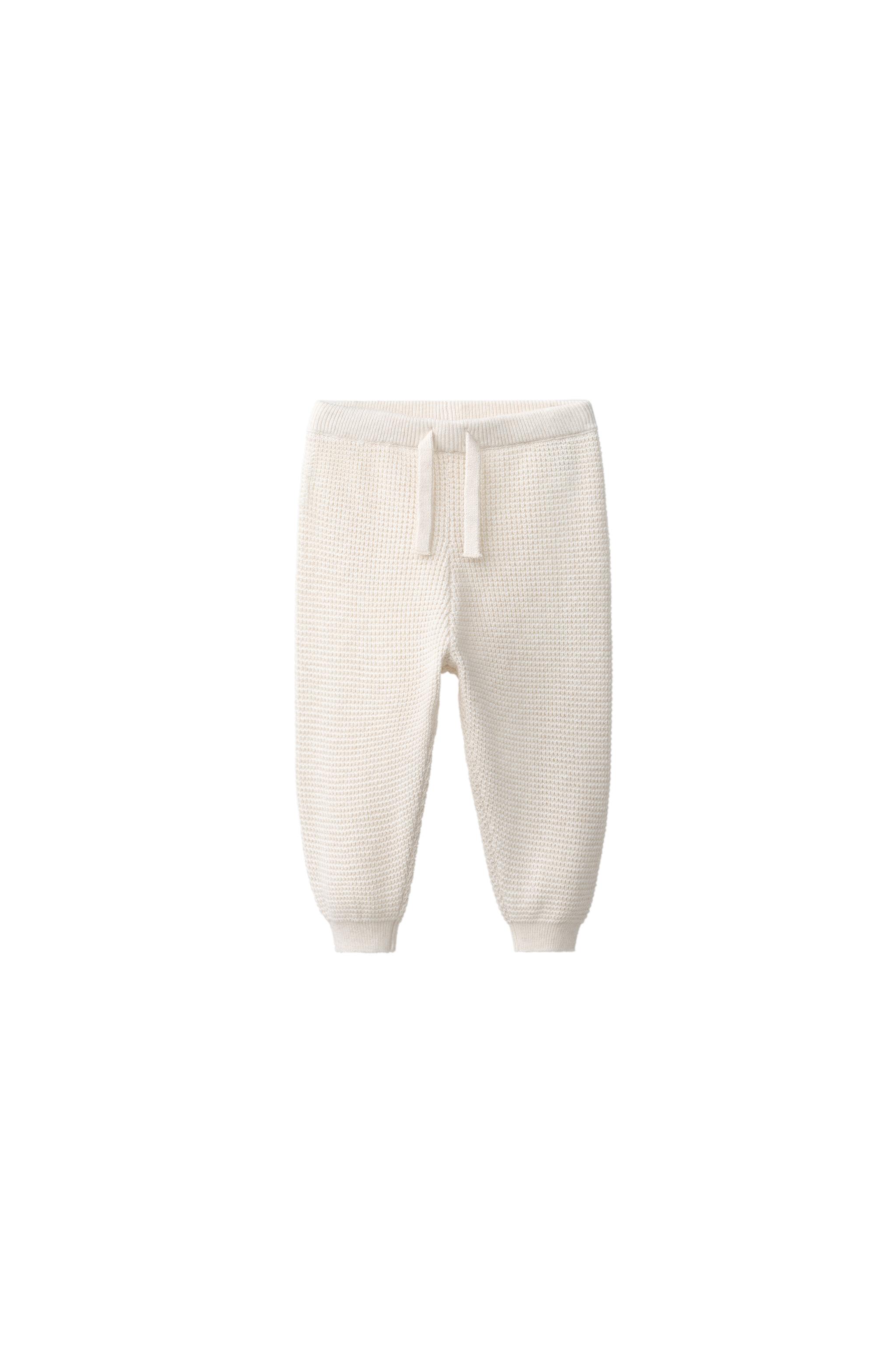 Брюки для бега из вафлевой вязки — ZARA