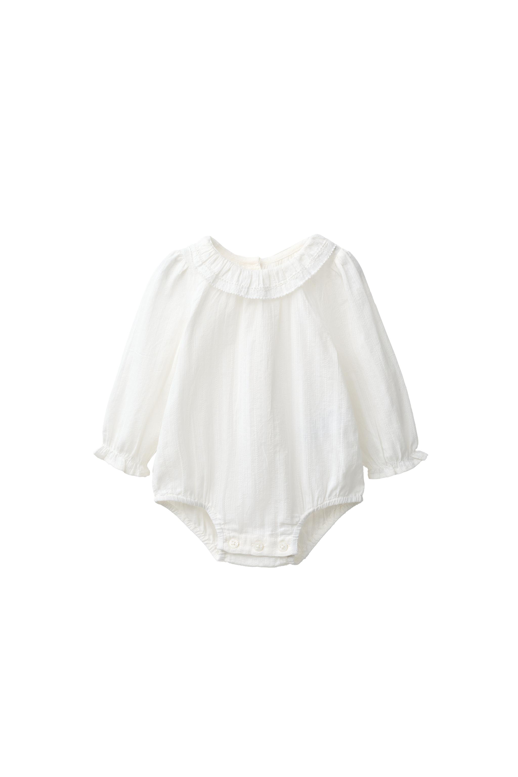 HEMSTITCH BODYSUIT — ZARA