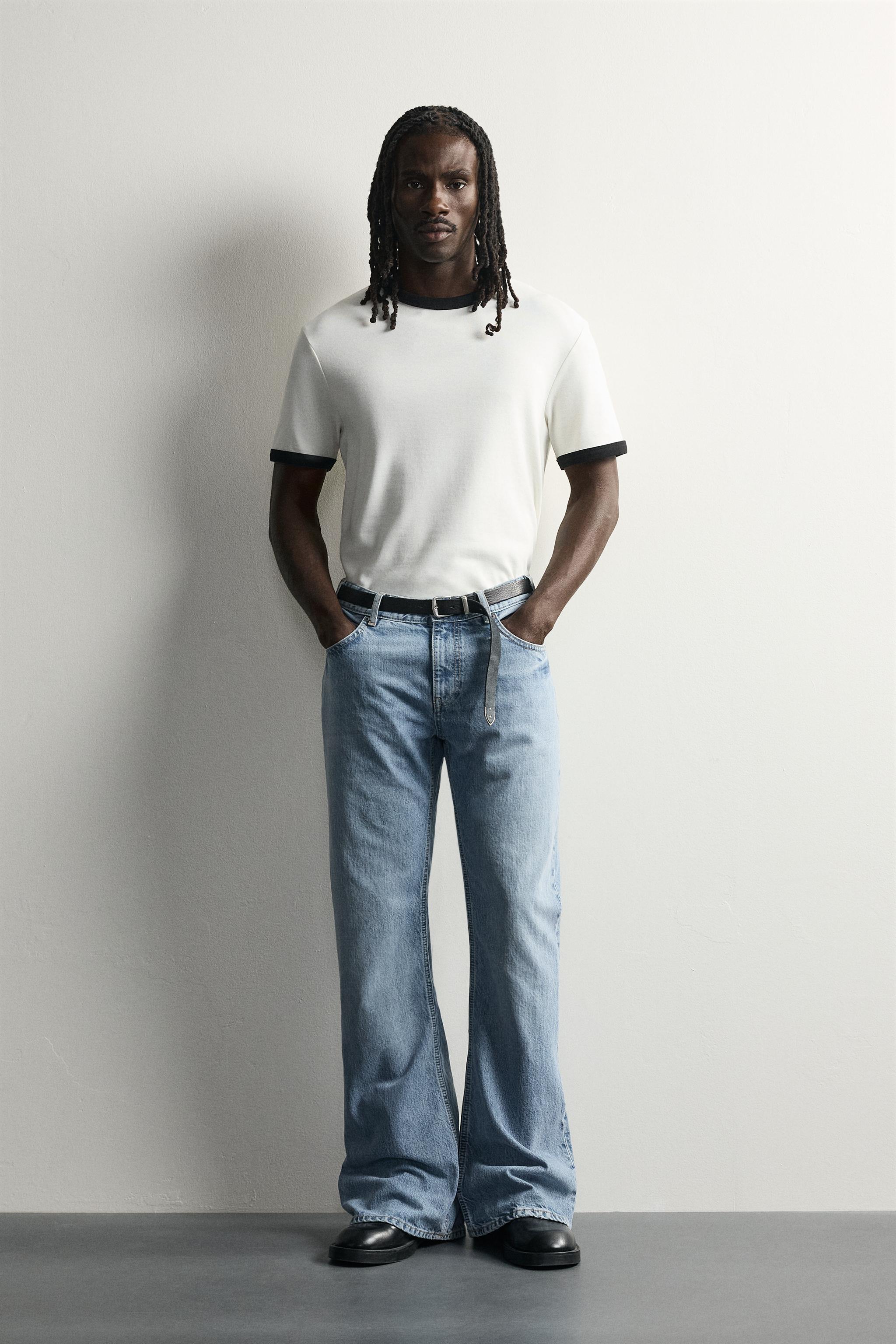 ДЖИНСЫ FLARE FIT — ZARA