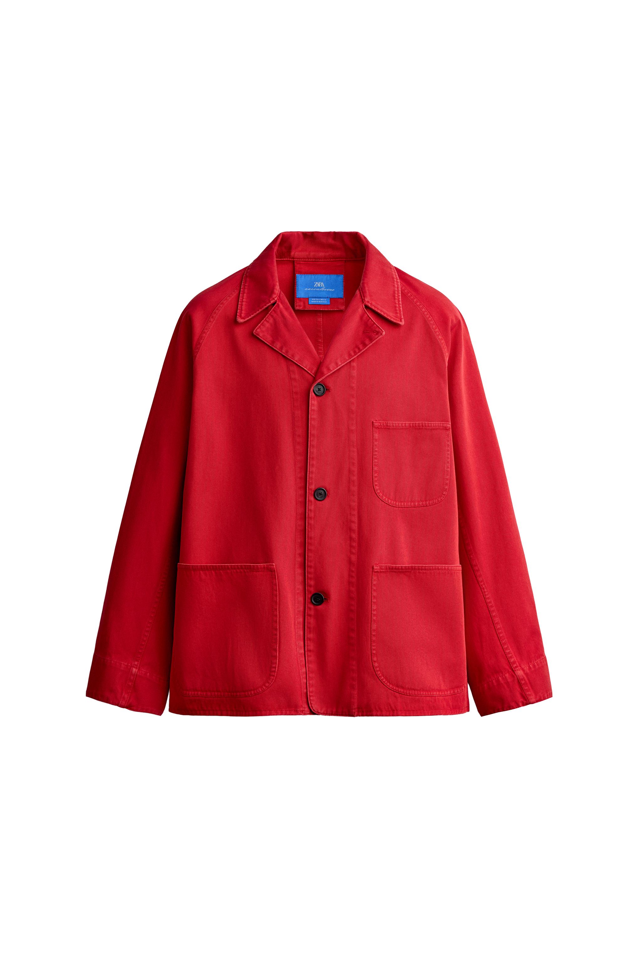 Куртка-рубашка с карманами из коллаборации Аарон Левин x ZARA — ZARA
