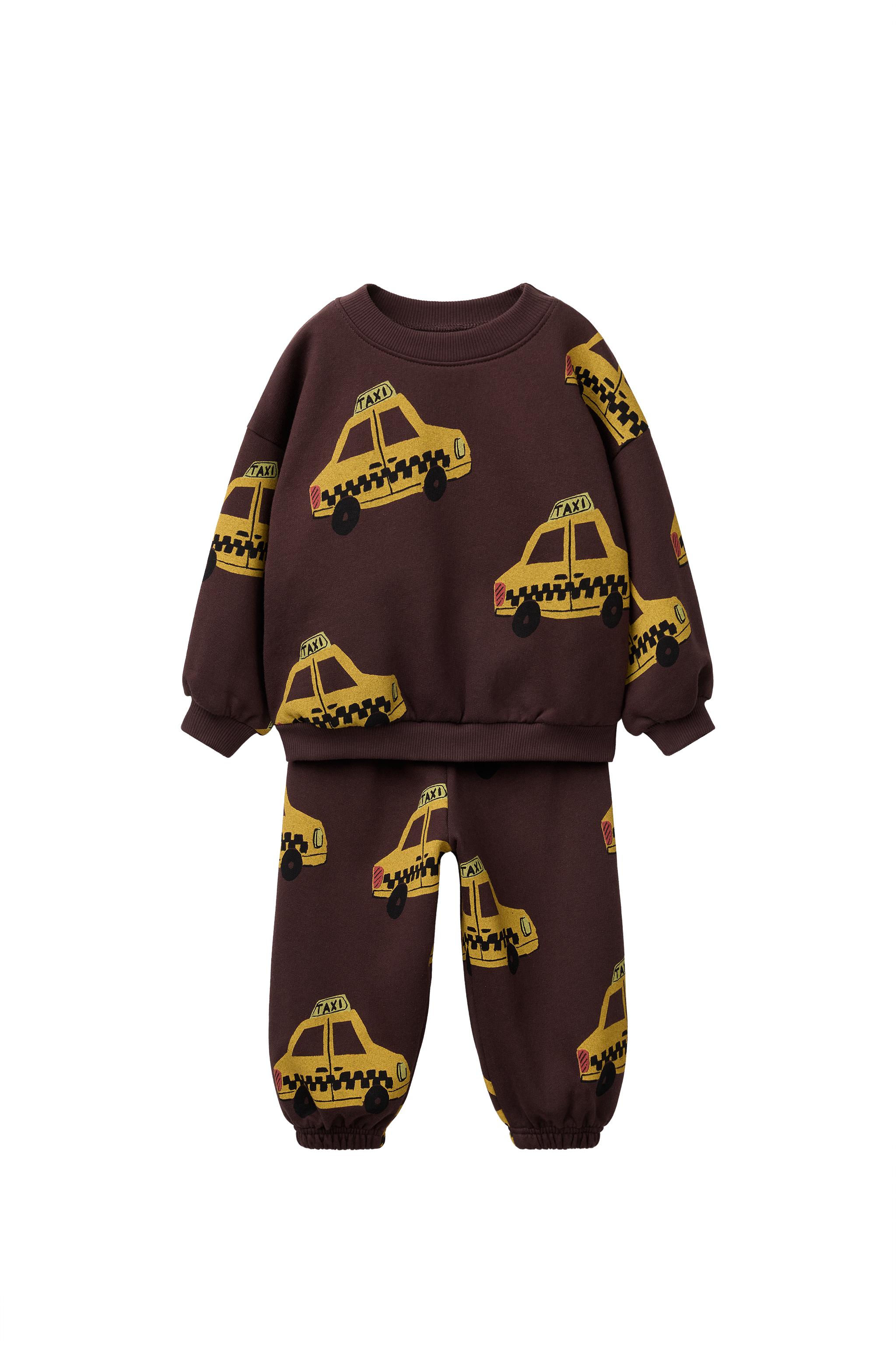 TAXI SWEATSHIRT AND JOGGERS SET — ZARA