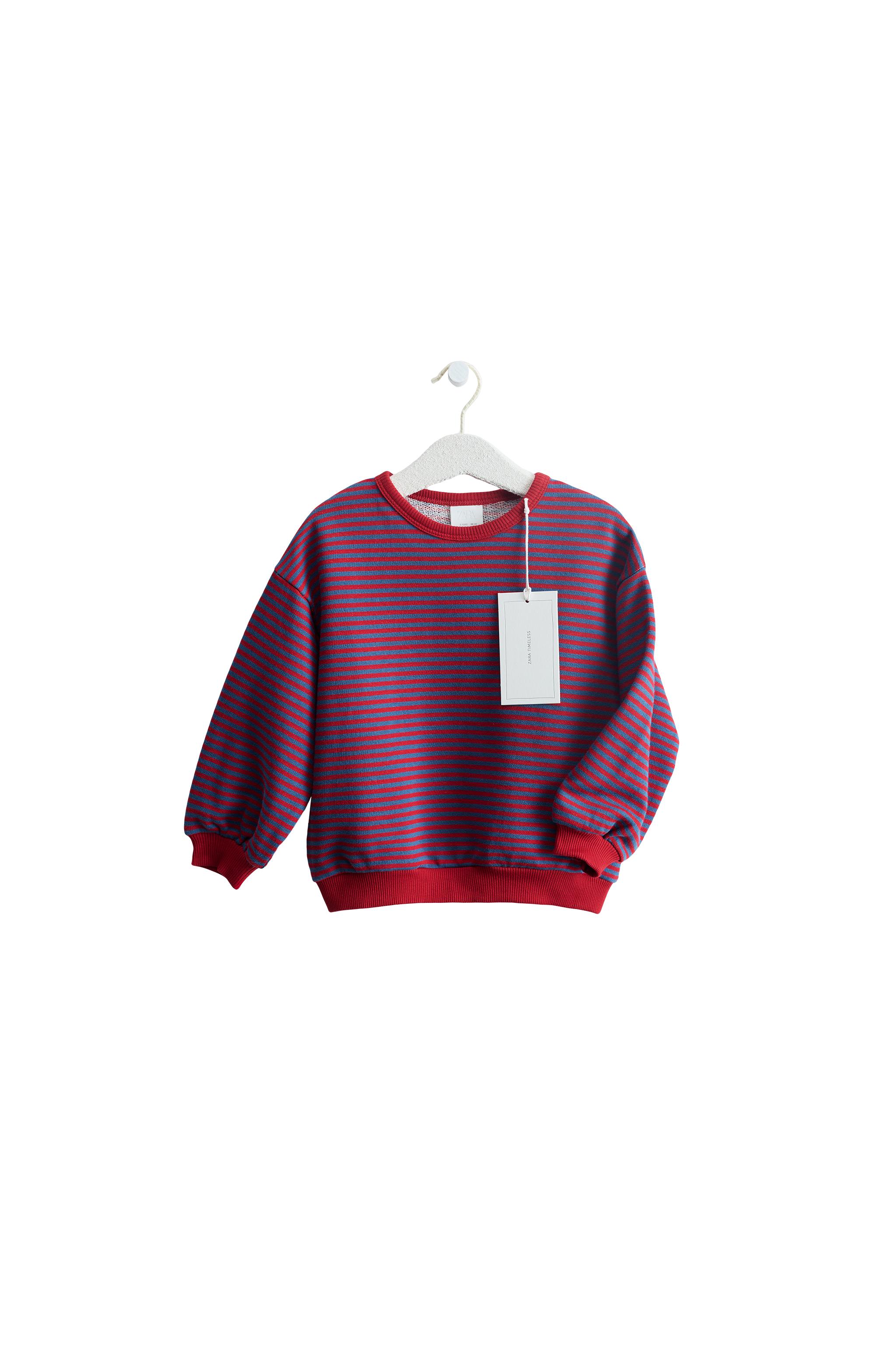 ZARA TIMELESS - ТОЛСТОВКА В ПОЛОСКУ — ZARA