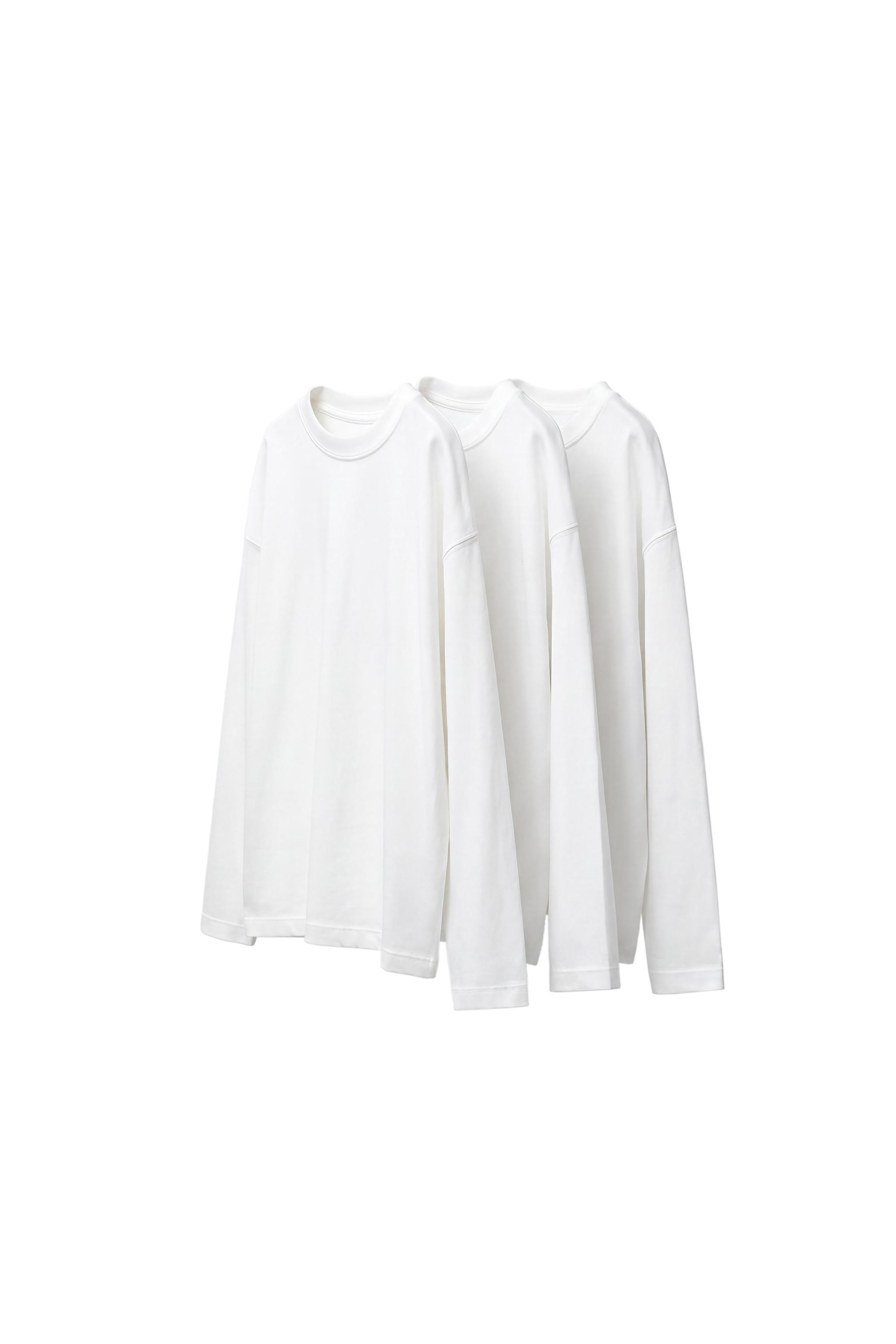 Набор из 3 однотонных футболок — ZARA