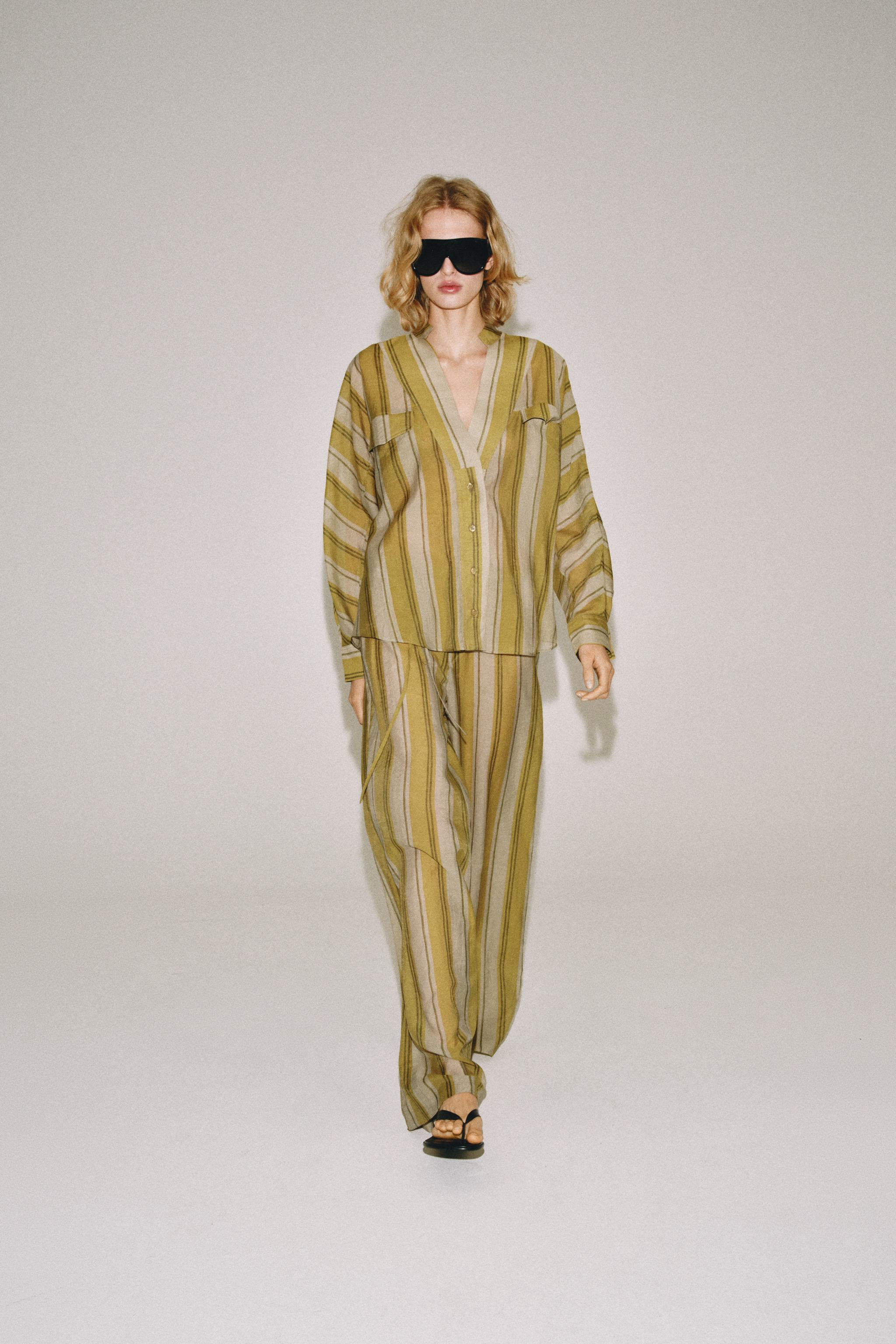 РУБАШКА В ПОЛОСКУ — ZW COLLECTION — ZARA