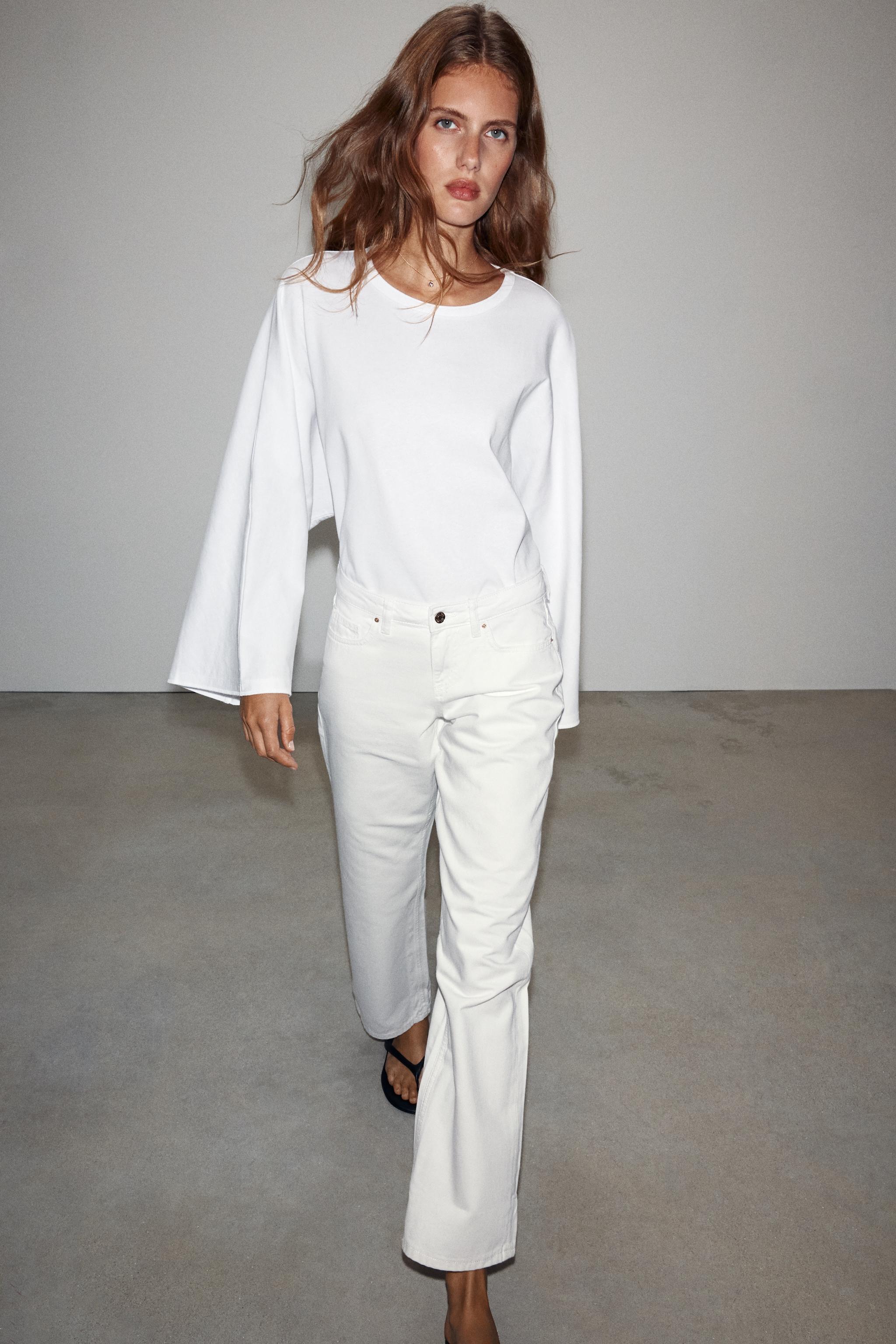 Z1975 джинсы классического кроя с низкой посадкой — ZARA