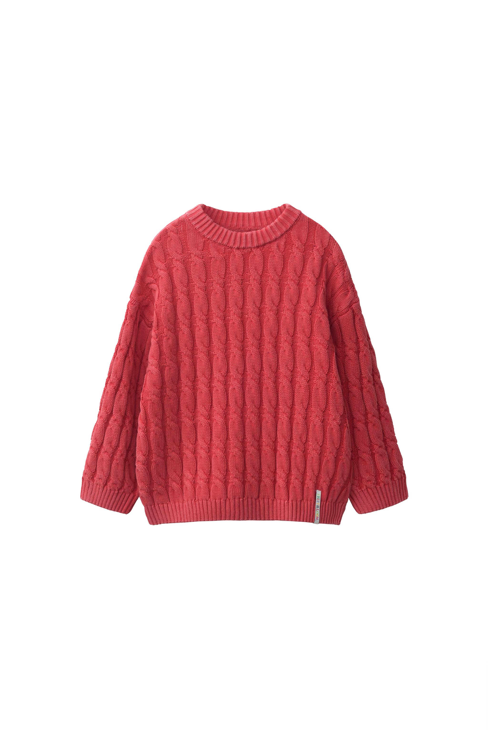 Джемпер с косым переплетением с этикеткой FRUIT OF THE LOOM™ — ZARA