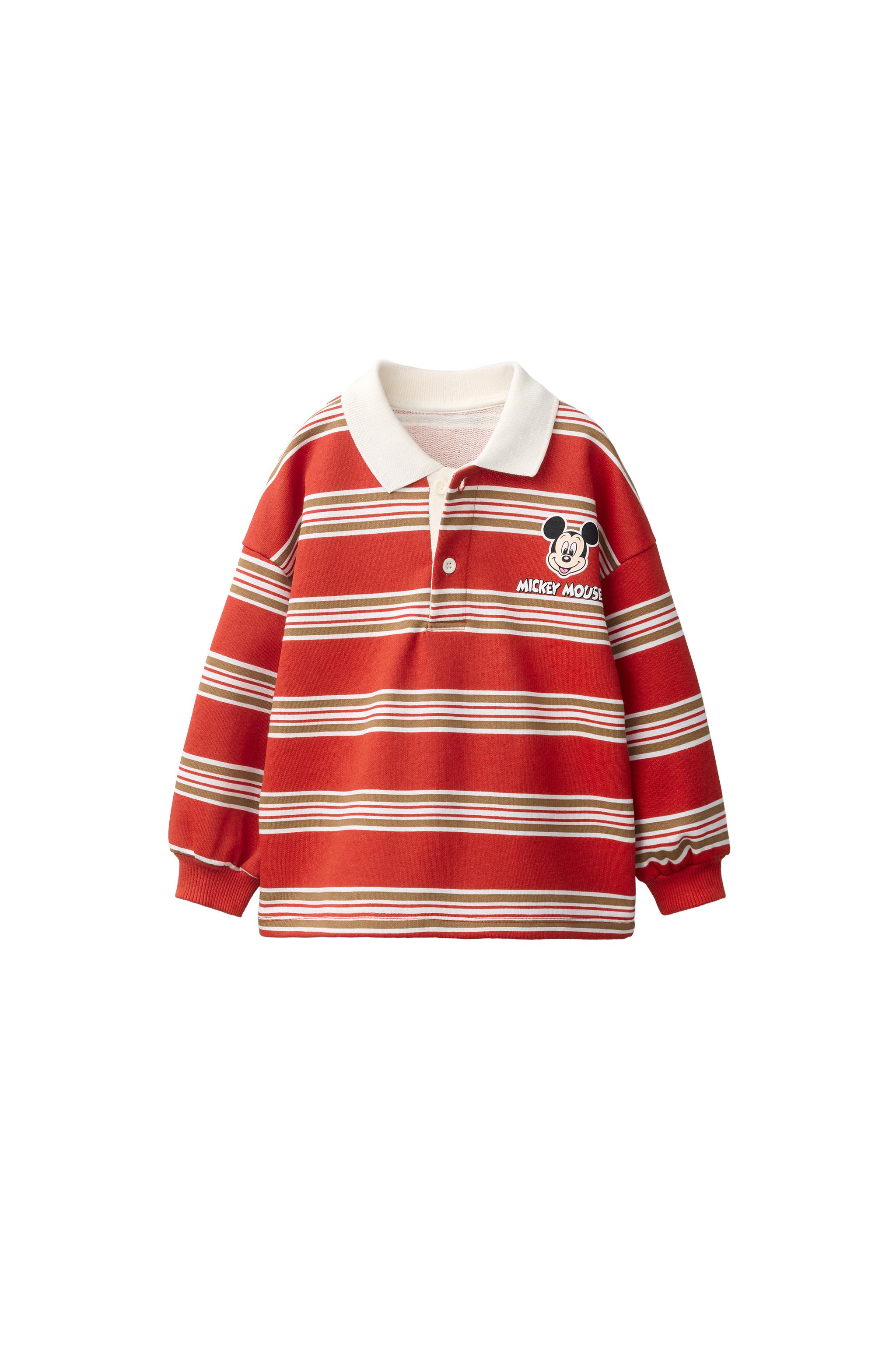 ТОЛСТОВКА ПОЛО В ПОЛОСКУ MICKEY MOUSE © DISNEY — ZARA